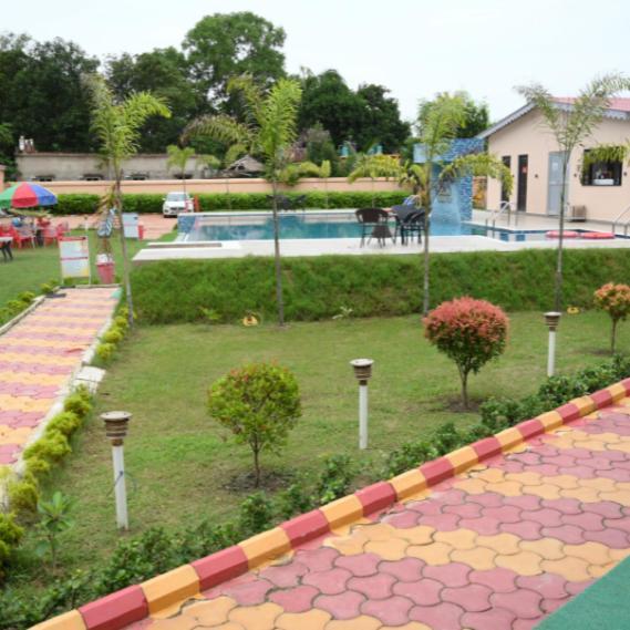 Golden View Resort And Restaurant Tajpur Buitenkant foto