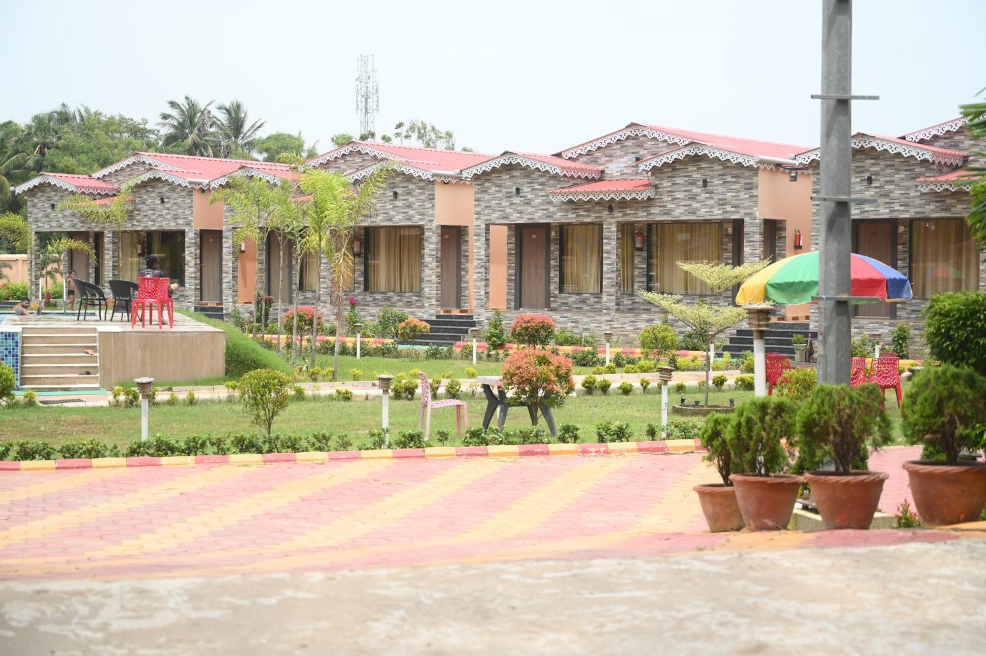 Golden View Resort And Restaurant Tajpur Buitenkant foto